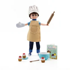 Lottie Doll Cake Bake Set is packed with doll-sized cooking equipment - perfect for Lottie, Finn and friends to explore the kitchen.