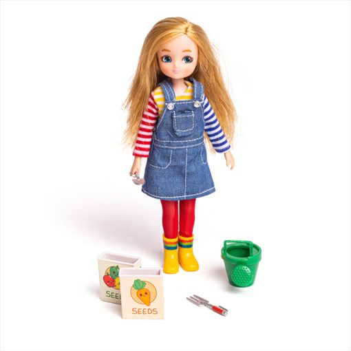 Garden Time Lottie Doll understands that planting trees is good for the environment and the planet, she loves to plant seeds, water the soil and wait until the trees grow big and strong.