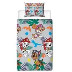 Paw Patrol Dino Single Reversible Kids Duvet Cover will have your little one all set for Roarsome adventures