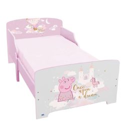 Peppa Pig Dream Toddler Bed would be the perfect starter Bed for the Peppa fan in your life. Ideal for a toddler making the move from a cot to their first bed,