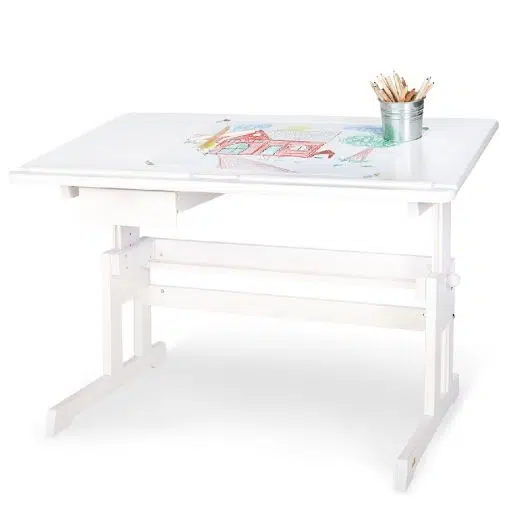 Pinolino Children's Desk Lena is a solid wood height adjustable and tiltable children's desk that is suitable from 4 - 14 years