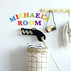 RoomMates Express Yourself Kids Wall Decals feature 73 peel and stick colourful Letters wall stickers with punctuation. Removable and re positionable