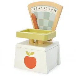 Tenderleaf Toys Market Scales, wooden playset would be a great addition to any Play Shop or Market Stall. Suitable for 3 Years +