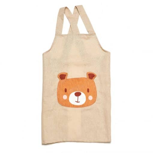 ThreadBear Bear Linen Apron, something cool to cover your clothes while you are being your most creative self! this cute Bear ensuring maximum coolness