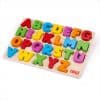 Tidlo Chunky ABC Board is great for learning the alphabet which need not be daunting with this brightly coloured wooden ABC Board puzzle.