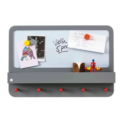 This Tidy Books Forget Me Not Family Organiser in Dark Grey will help to get your family organised with this handy wall mounted notice-board