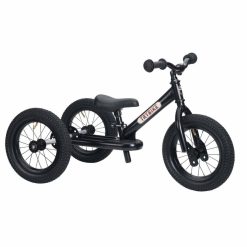 Trybike 2-in-1 kids balance bike is ideal for helping your child transition from crawling, to walking, to balancing, to riding. Suitable from 15 Months as a Trike, later converting to a Balance Bike which is suitable up to 6 years.