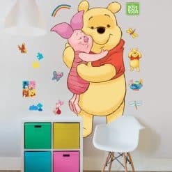 Walltastic Disney Winnie The Pooh Large Character Wall Sticker is a high quality, easy to apply, self-adhesive wall stickers can transform any bedroom, nursery or playroom in minutes