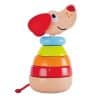 Hape Pepe Sound Stacker is a stackable and colorful puppy, that helps children identify different shapes and colors, he also barks!