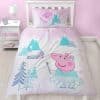 Peppa Pig Sugarplum Duvet Set is a fabulous kids bedding set that is fully reversible and is sure to put a smile on any young fans face
