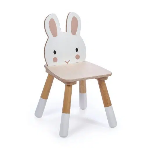 Tenderleaf Forest Rabbit Chair is a stylish rabbit themed kids chair, made from top quality plywood and sustainable rubberwood.
